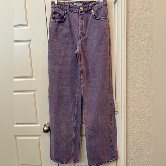 🌷Zara Woman’s High Rise Denim Jeans/ Pants Size:6 Preloved - Picture 2 of 13